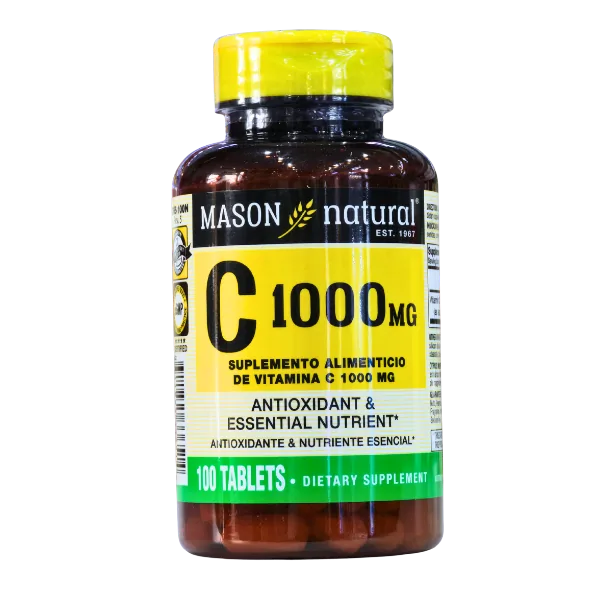 Presentación de VITAMIN C 1000MG – MASON