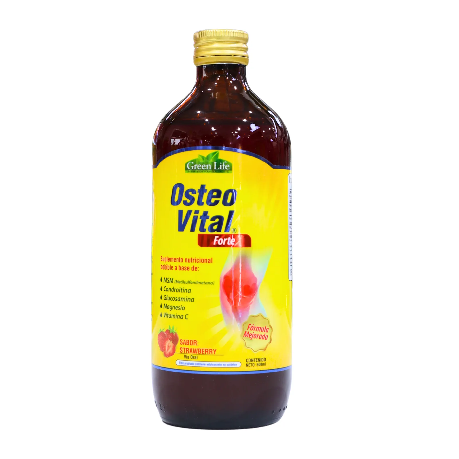 Presentación de OSTEO VITAL FORTE 500 ML – GREEN LIFE