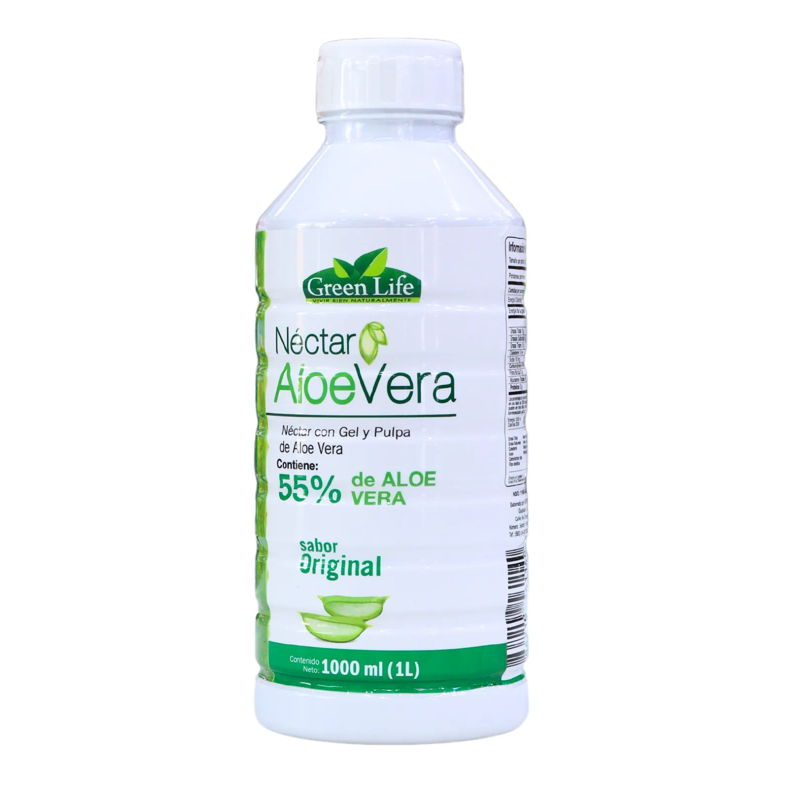 Presentación de NECTAR ALOE VERA 1000 ML – GREEN LIFE