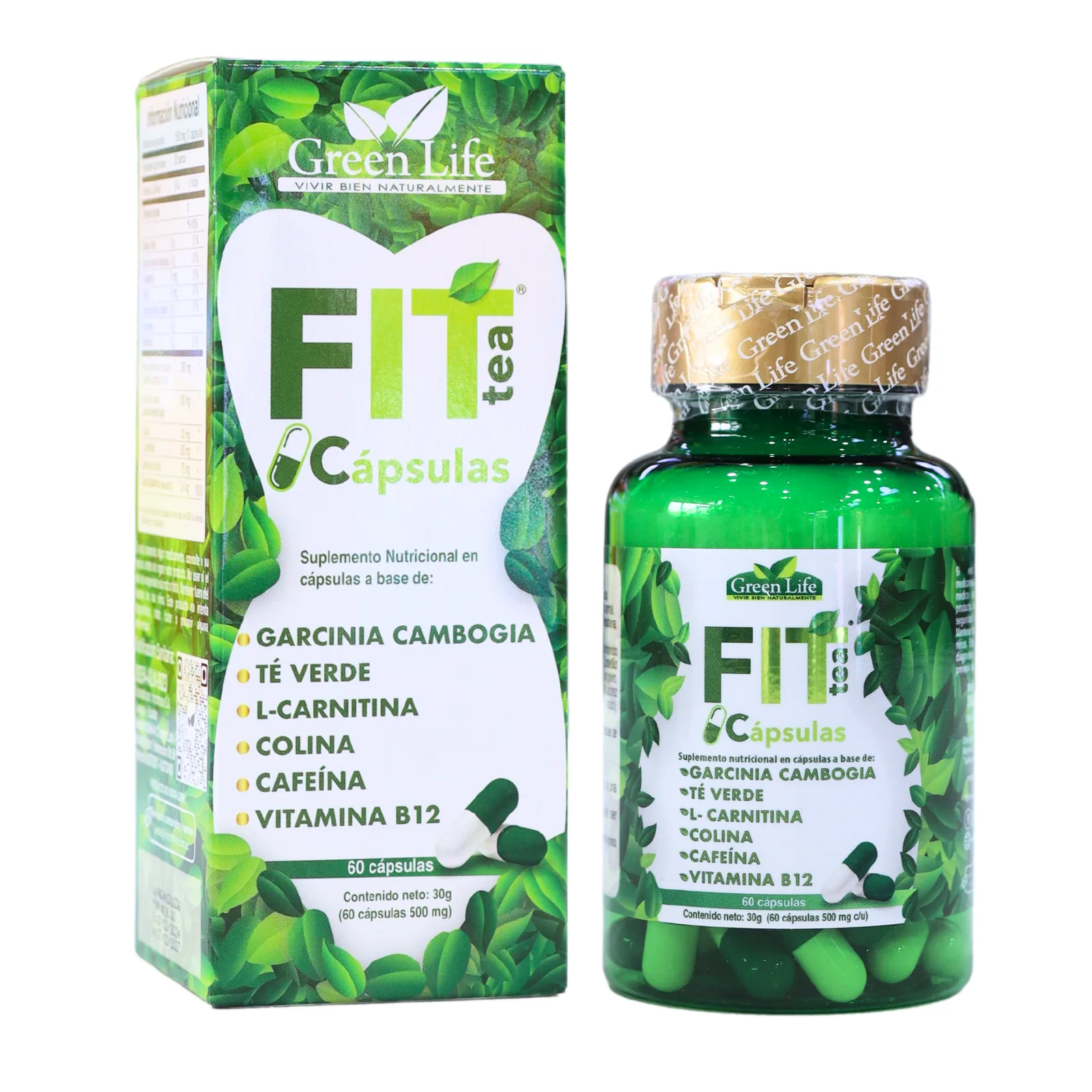 Presentación de FIT 60 CÁPSULAS – GREEN LIFE