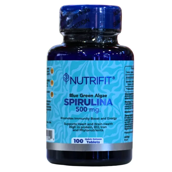 Presentación de SPIRULINA 100 TABLETS – NUTRIFIT