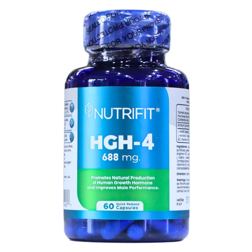 Presentación de HGH-4 688MG (60 CÁPSULAS) – NUTRIFIT