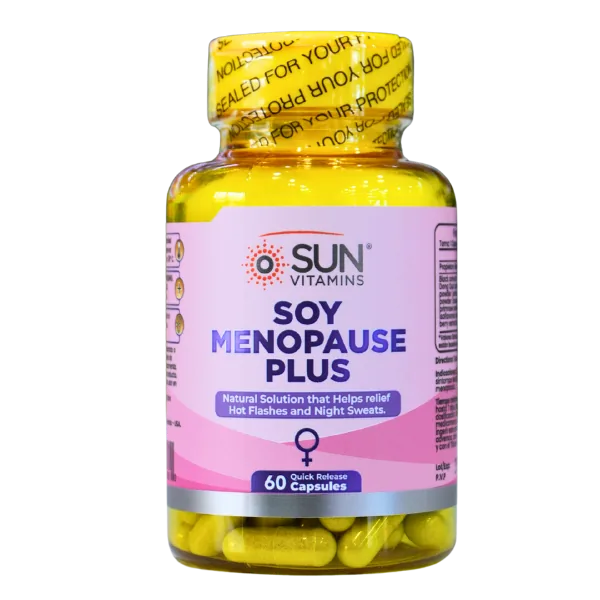 Presentación de SOY MENOPAUSE PLUS 60 CÁPSULAS – SUN VITAMINS