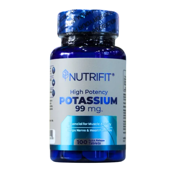 Presentación de POTASSIUM 100 TABLETAS – NUTRIFIT