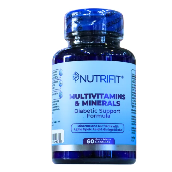 Presentación de MULTIVIAMINS & MINERALS + 60 CAP – NUTRIFIT
