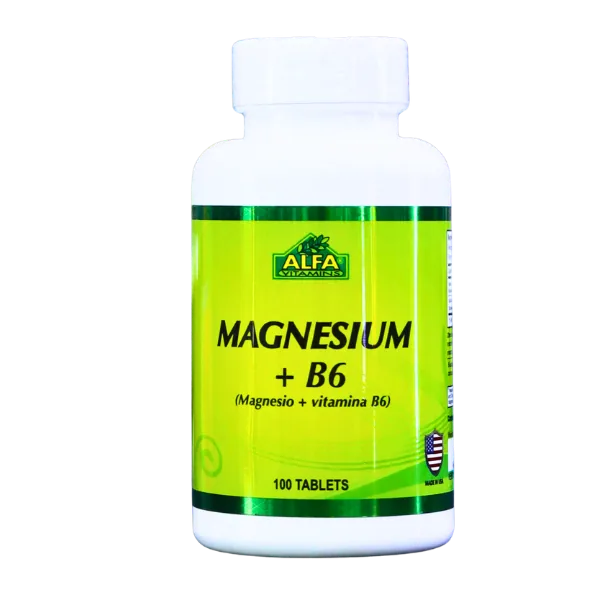 Presentación de MAGNESIUM + B6 +100 TAB – ALFA VITAMINS